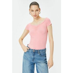 Tricou uni elastic imagine