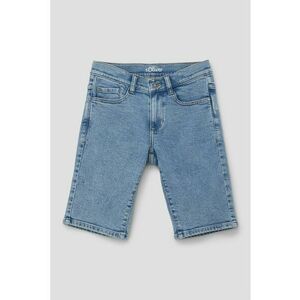 Pantaloni scurti de denim cu aspect decolorat imagine