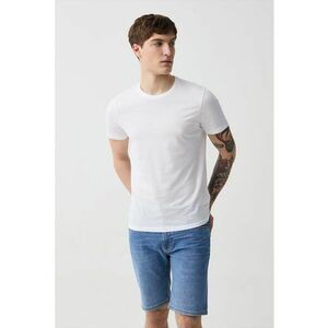 Bermude slim fit de denim imagine
