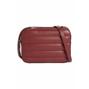 Geanta crossbody de piele ecologica cu aspect matlasat imagine