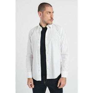 Camasa regular fit de bumbac cu logo brodat imagine