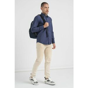 Camasa regular fit de bumbac cu logo brodat imagine