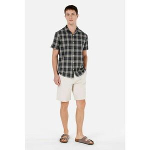 Pantaloni scurti din amestec de in imagine