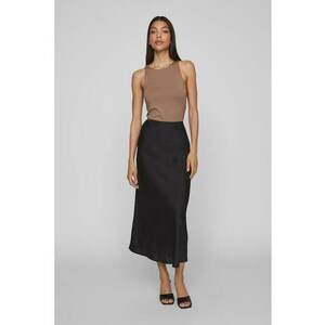Fusta midi cu aspect de satin imagine
