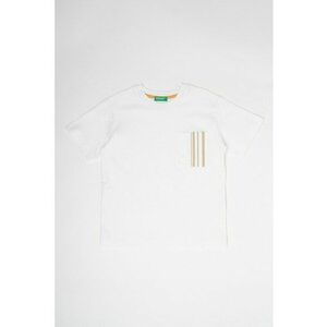 Tricou cu decolteu la baza gatului si buzunar pe piept imagine