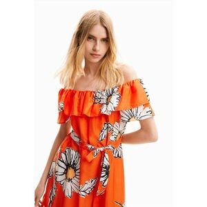 Rochie midi cu imprimeu imagine