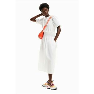 Rochie midi cu buzunare laterale imagine