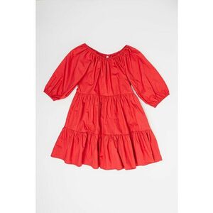 Rochie cu croiala in A si maneci lungi imagine