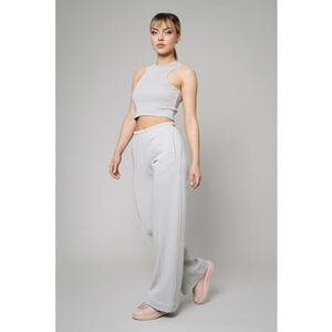 Set de top crop cu decolteu racerback si pantaloni de trening Lineea imagine