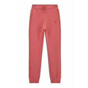 Pantaloni de trening din amestec de bumbac cu banda logo laterala imagine