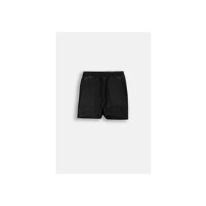 Pantaloni scurti din piele ecologica - Negru imagine