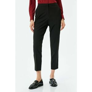 Pantaloni crop cu pensa Elegant imagine