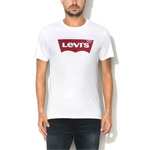 Tricou alb cu imprimeu logo imagine