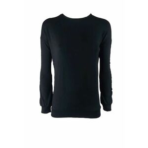 Bluza cu maneca lunga - Negru/Bordeaux imagine