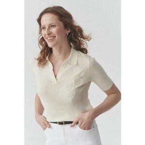 Tricou polo cu broderie imagine