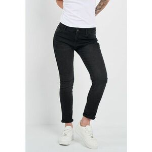 Blugi crop cu 5 buzunare imagine