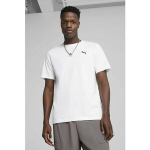 Tricou de bumbac cu decolteu la baza gatului imagine