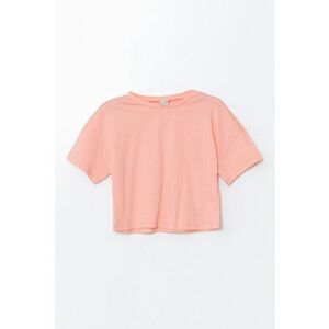 Tricou crop de bumbac imagine