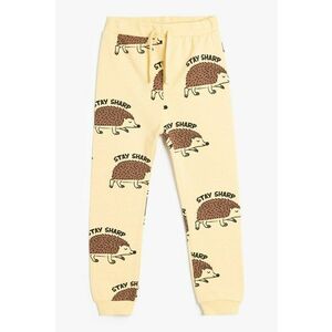 Pantaloni de trening din bumbac cu snur imagine