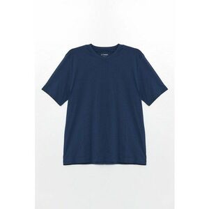 Tricou de bumbac cu decolteu rotund imagine
