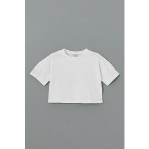 Tricou crop de bumbac imagine