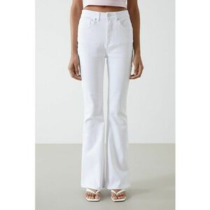 Blugi bootcut cu talie inalta imagine