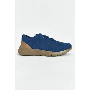 Pantofi sport din material textil cu segment de piele ecologica pe spate imagine