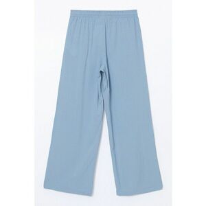 Pantaloni texturati cu croiala ampla imagine