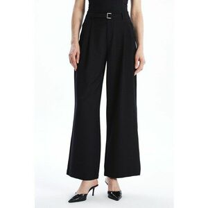 Pantaloni cu croiala ampla si talie elastica imagine