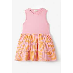 Rochie combi cu imprimeu imagine