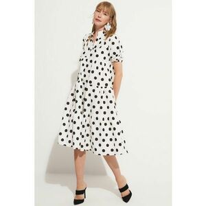 Rochie stratificata cu buline imagine