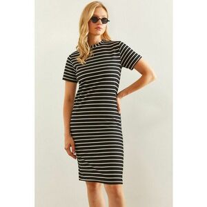 Rochie-tricou cu model in dungi imagine