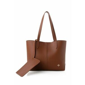 Geanta shopper de piele ecologica cu etui detasabil imagine