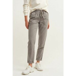 Pantaloni din amestec de lyocell cu snur de ajustare imagine