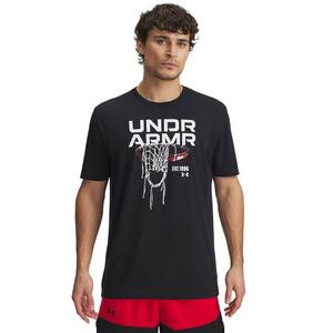 Tricou din amestec de bumbac cu imprimeu pentru baschet imagine