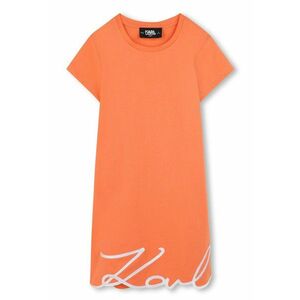 Rochie din bumbac cu logo imagine