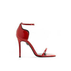 Sandale dama model 3633 lac rosu imagine