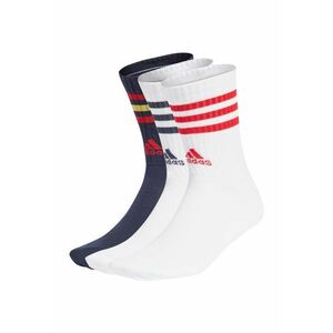 Set 3 perechi sosete 3s Cushioned Crew - alb imagine