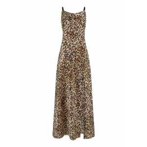 Rochie maxi cu slit frontal imagine