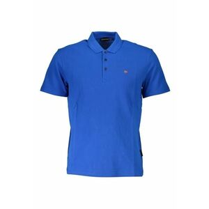 Tricou polo barbati din bumbac cu logo - imagine