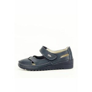 Balerini piele naturala Teo bleumarin M5 8424 imagine