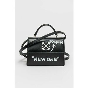 Geanta crossbody de piele cu model imagine