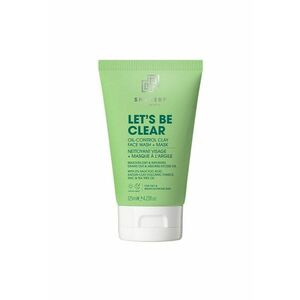 Gel de Curatare & Masca cu Argila pentru ten gras pentru Barbati - 125 ml imagine