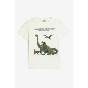 Tricou cu imprimeu cu dinozauri imagine
