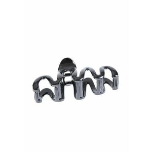 Cleste negru de par cu model in zig zag imagine