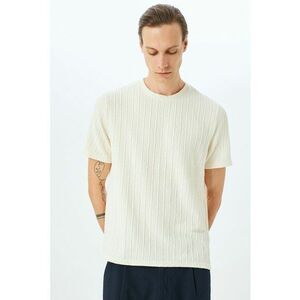 Tricou regular fit cu decolteu la baza gatului imagine