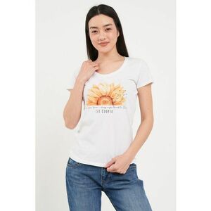 Tricou cu decolteu rotund si imprimeu imagine