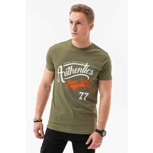 Tricou de bumbac cu imprimeu Authentic imagine