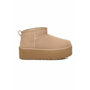 Ghete de piele intoarsa fara inchidere Classic Ultra Mini imagine