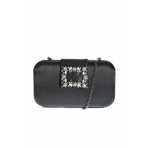 Geanta plic neagra cu pietre acrilice - Paris imagine